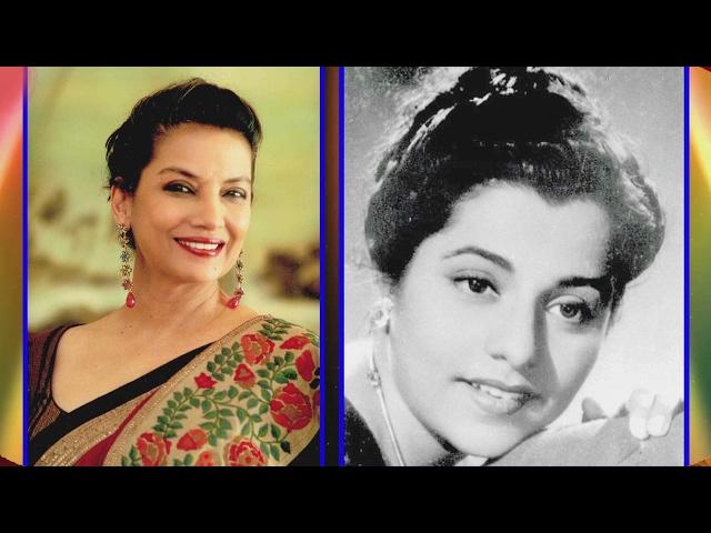 Shabana Azmi related to actress Usha Kiran - Bollywood Family Connections