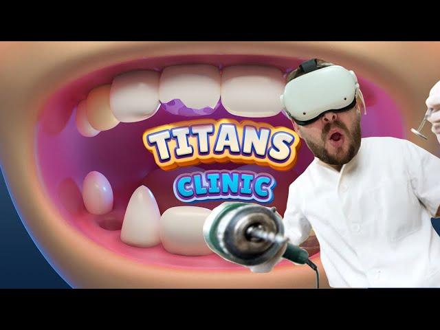 Titans Need Dental Care Too - Dentist Sim - Titans Clinic VR