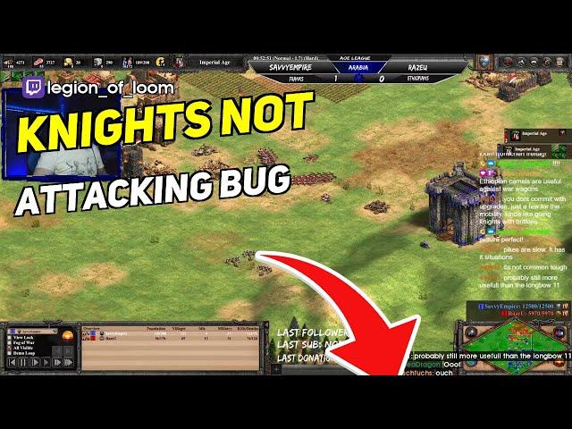 KNIGHTS NOT ATTACKING BUG | Daily Age Of Empires Community Highlights