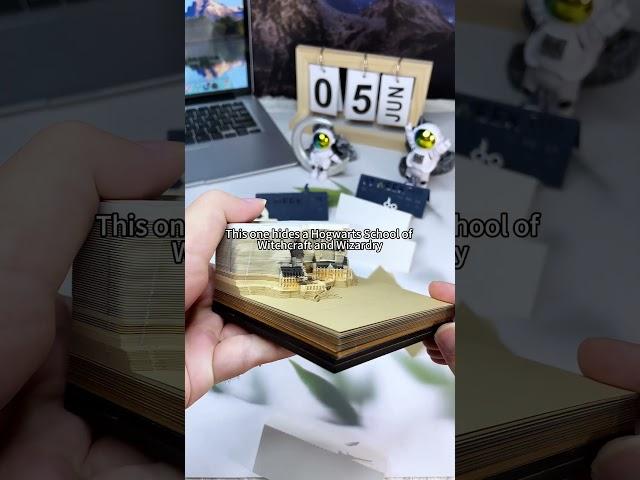 harry potter calendar memo pad #3d #harrypotter Design#memopad #Party Favors#DIY Stationery #gift