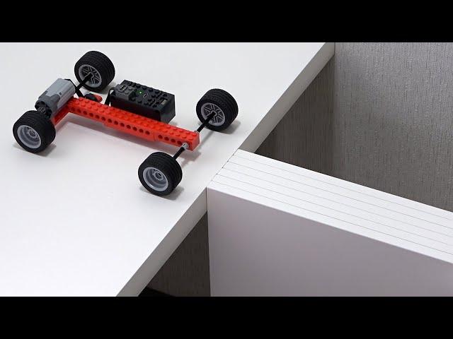 Making Lego Car CROSS Narrow Bridges