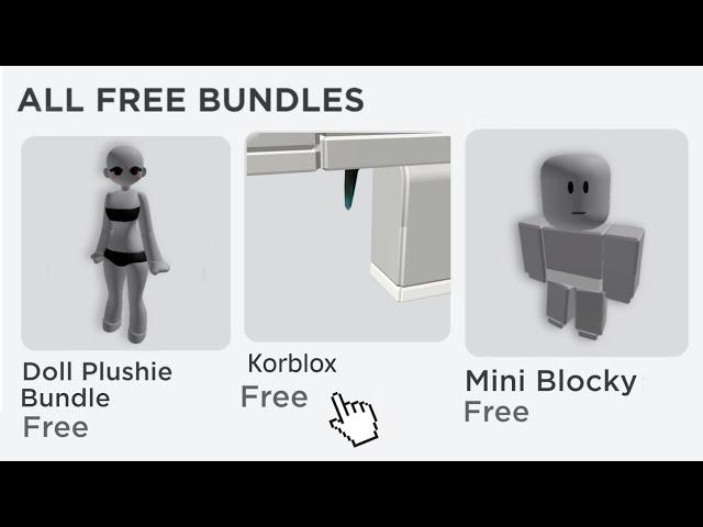 THE ULTIMATE WAYS TO BE A DOLL PLUSHIE, MINI ROBLOX AVATAR + KORBLOX! (FOR ACTUALLY FREE)