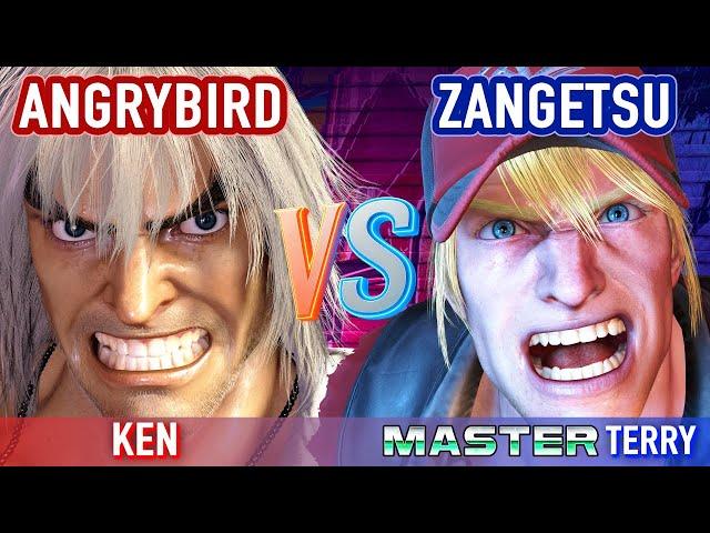 SF6 ▰ ANGRYBIRD vs ZANGETSU (Ken vs Terry) ▰ High Level Gameplay