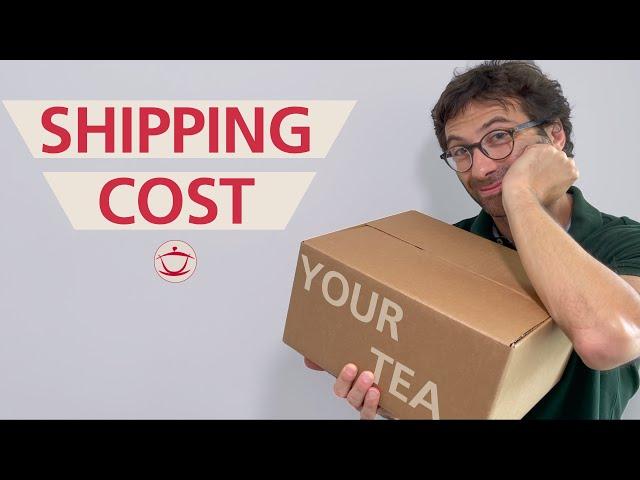 Shipping costs on the Nannuoshan online tea shop