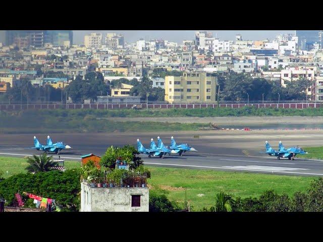 Stunning Four Mig 29s in Formation || Bangladesh Air Force