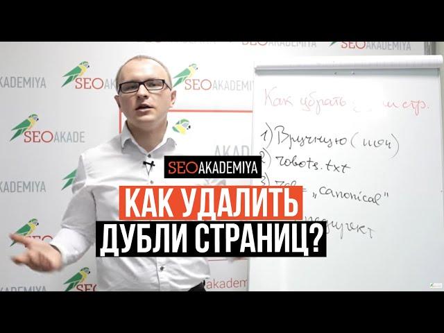 Удаляем дубли страниц: быстро и эффективно. Академия SEO