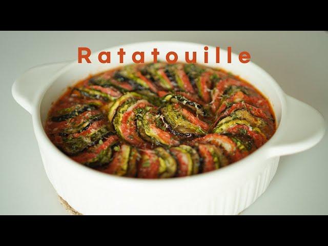 Making French home-style ratatouille, the easy and simple dish in the movie