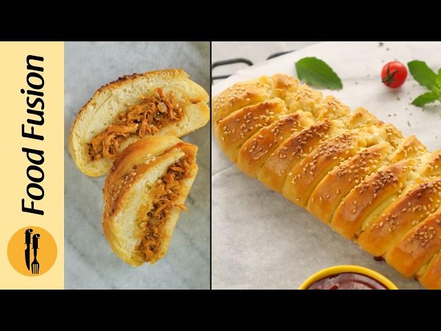 BBQ Chicken Bread Recipe by Food Fusion