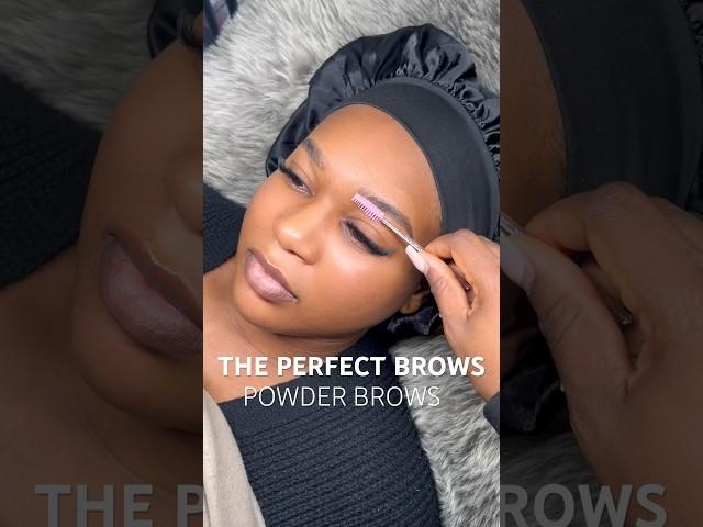 Powder Brows  #brows #browsonfleek #powderbrows #pmu #pmubrows #eyebrows