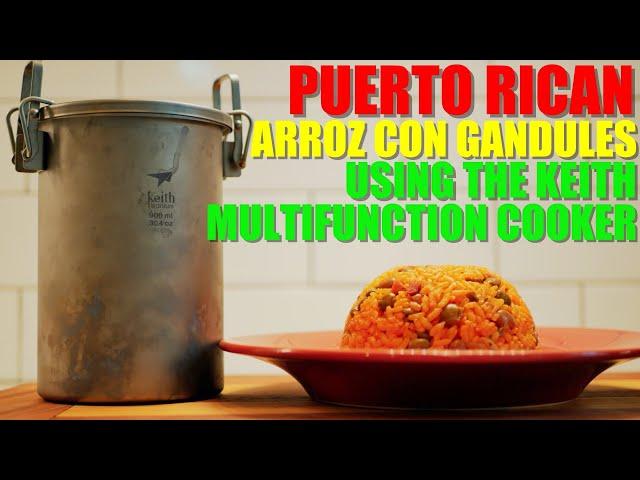 Keith Titanium Multi-Function Cooker - Puerto Rican Arroz con Gandules
