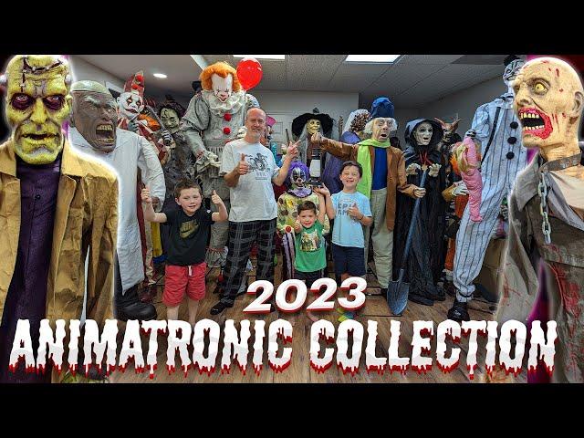 Our Entire 2023 Animatronic Collection OUT OF CONTROL | 300 + Animatronics | Spirit Halloween