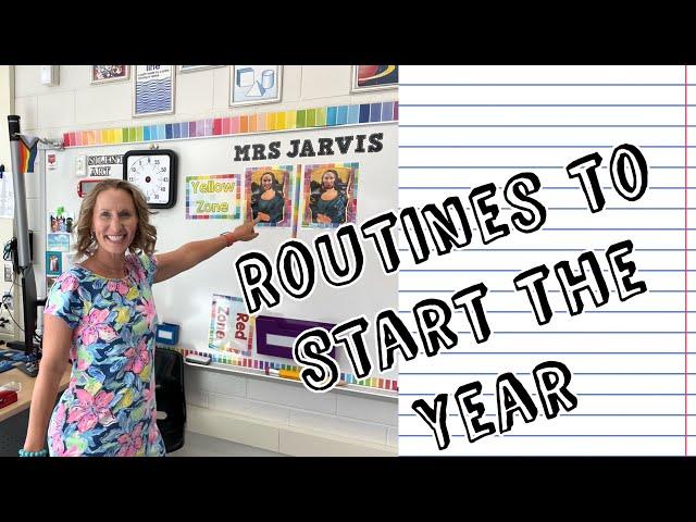 Routines to Teach at the Beginning of the School Year in the Elementary Art Room