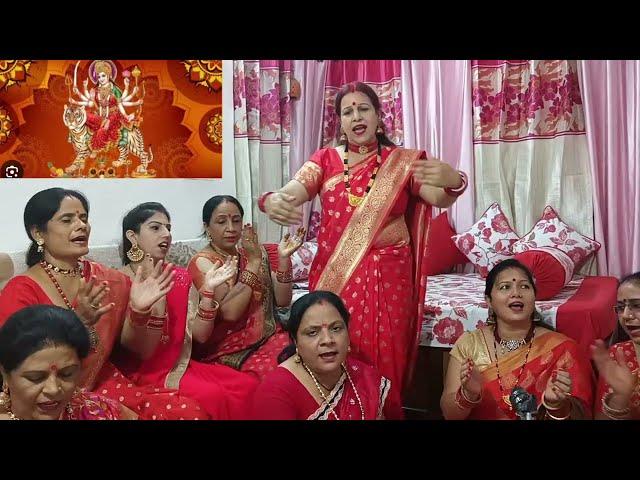 mata ka bhajan  आज मेरे घर मै आई रे भवानी शेर मै सवार होकर आई महारानी #dance #kirtan #song #viral