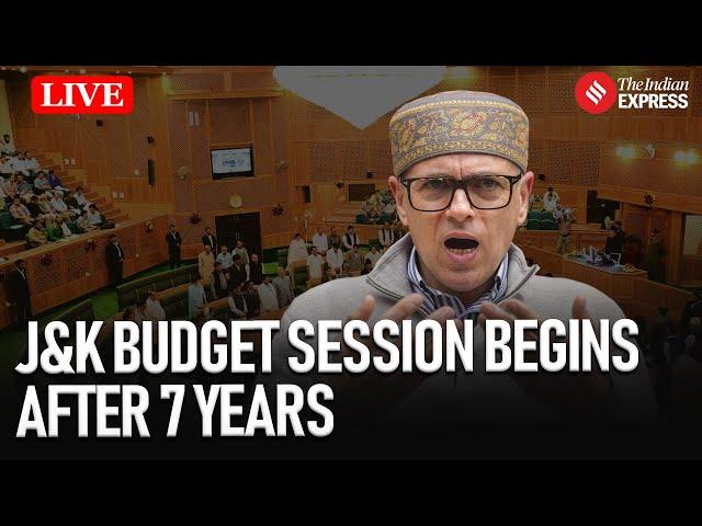 Live: Jammu Kashmir Assembly Convenes First Budget Session in 7 Years | Omar Abdullah | Manoj Sinha