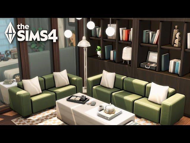 Refined Living: Modern Apartment Renovation  The Sims 4 Speed Build || No Talking