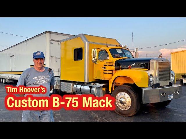 Tour Tim Hoover's B Mack with Custom Self-Built Sleeper!