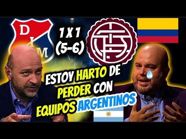 ¡PERDIMOS PARA LANÚS! "COLOMBIANOS HARTOS DE PERDER CONTRA EQUIPOS ARGENTINOS EN LA COPA"