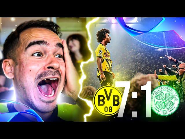 OMG!! 8 TORE ESKALATION !!  BVB vs CELTIC GLASGOW - UCL Stadionvlog