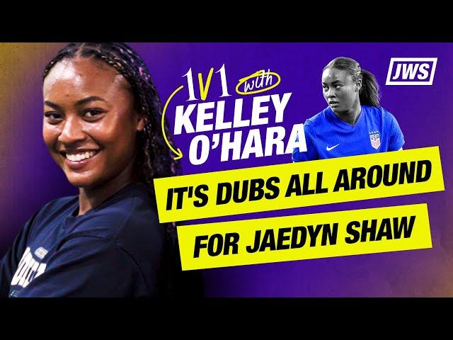 Jaedyn Shaw Is Expecting "DUBS ALL AROUND" in Paris | 1v1 with Kelley O'Hara