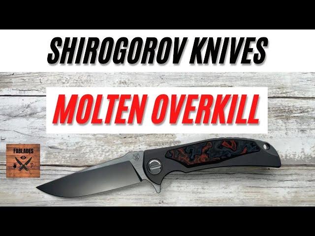 Shirogorov Molten Overkill RJM Collab Pocketknife. Fablades Full Review