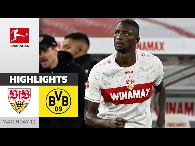 GUIRASSY is Back!  | VfB Stuttgart - Borussia Dortmund 2-1 | Highlights | MD 11 – Bundesliga 23/24