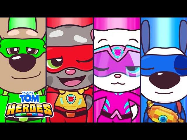 Lazy Heroes in Action ️ Talking Tom Heroes Cartoon Collection