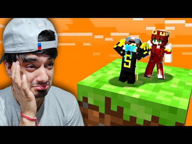 Queen Jasmine Pranked Me in ONE BLOCK Minecraft 