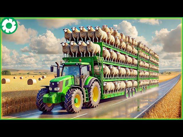 Transporting Millions of Sheep This Way - The Biggest Heavy Machinery | Agriculture Technology