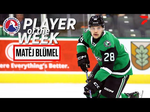 Matěj Blümel Highlights: Texas Stars Forward Earns AHL Player Of The Week Honors