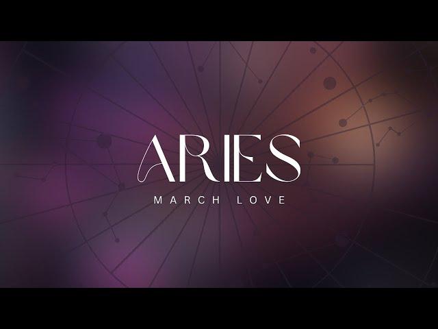 ARIES ️ Someone you’re protecting yourself from! Everything is coming to the surface | March Love￼