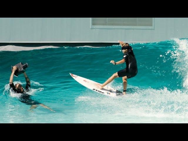 Surfing Blindfolded at the Wavegarden Cove Wave Pool