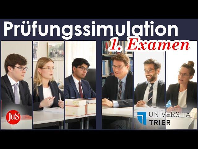 Mündliche Prüfung im 1. Juristischen Examen - Simulation 2023