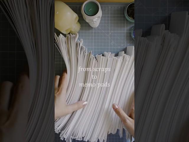 Don’t waste your paper scraps #papercraft #stationery #reuse