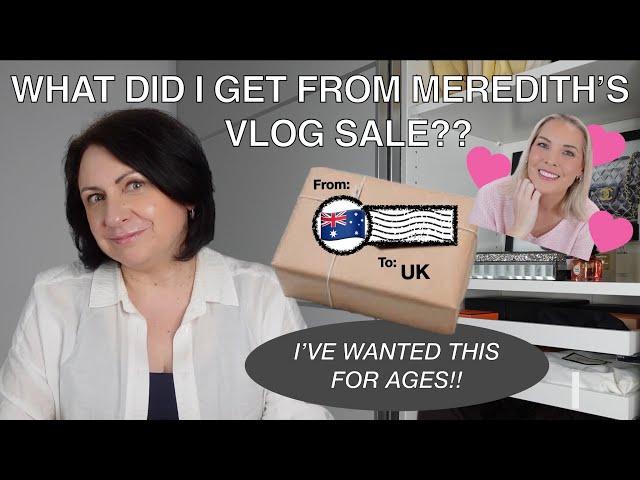 I BOUGHT SOMETHING FROM MEREDITH'S VLOG SALE!! | EXCITING UNBOXING!! | @livingluxwithmeredith