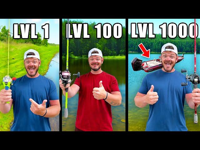 Level 1 to 1000 Fishing Gear Challenge!