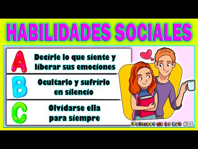 TEST ‍ En SITUACIONES Para NIÑOS  JUEGO Psicológico Para EVALUAR Las HABILIDADES SOCIALES