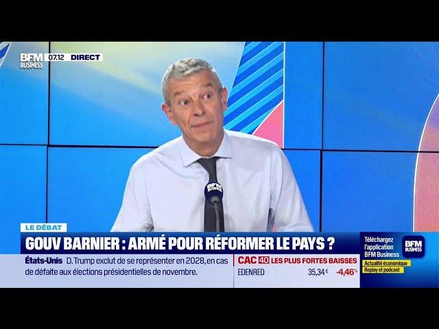 Nicolas Doze face à Jean-Marc Daniel : Gouvernement Barnier, armé pour réformer le pays ?