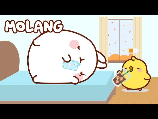 Relaxing on Vacation  MOLANG and Piu Piu | Funny Cartoons for Kids | Compilation