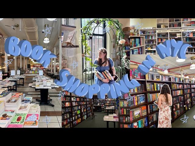 book shopping in NYC  giant book haul