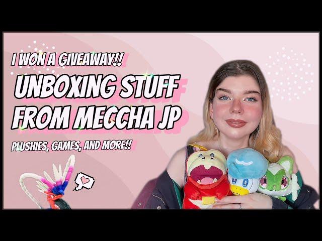 Unboxing THE CUTEST Stuff from Meccha Japan ++ Koraidon Plush, Lucario Keychains!!