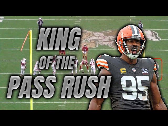 Myles Garrett is a cheat code