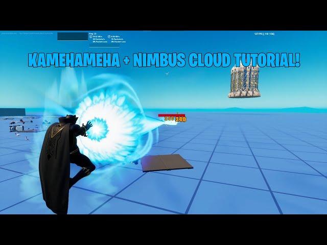 How to get the Kamehameha and Nimbus Cloud in Creative Mode! | Fortnite: Creative