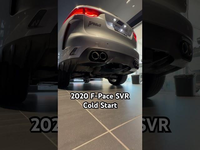 2020 Jaguar F-Pace SVR Cold Start!