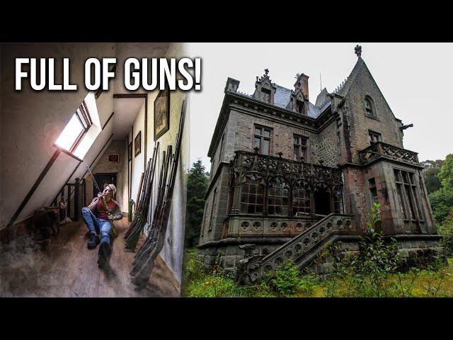 FULL OF GUNS - Top Secret Abandoned Military Officer's Mansion in France