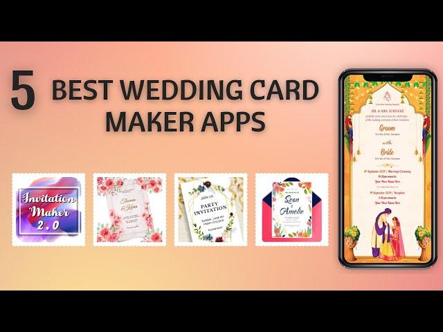 5 Best Wedding Invitation Card Maker Apps | Free Invitation Card Maker Apps for Android