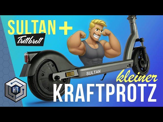 Trittbrett SULTAN + E-Scooter: WOW! Kleiner 1200W Power EScooter im XXL Test (REVIEW)