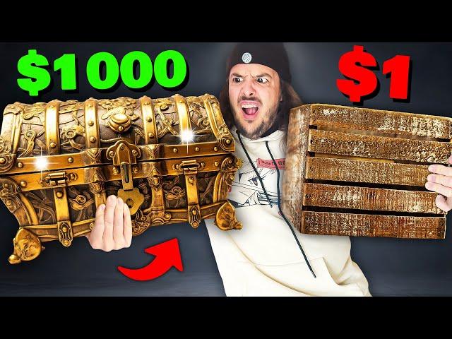 we opened $1 VS $1000 mystery boxes…