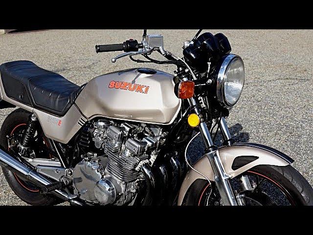 GS1100E SUZUKI 1982 A BLANK CANVAS TO MAKE THE BIKE YOURS in 4K.