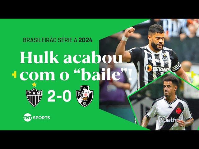 HULK MARCA DUAS VEZES E "ESTRAGA" ESTREIA DE COUTINHO NO VASCO! ATLÉTICO-MG 2X0 VASCO