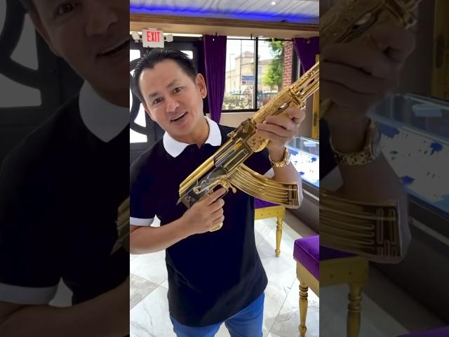 #JohnnyDang Buys 2 Gold Guns! #Gold #Gun #OneStopShop #Viral